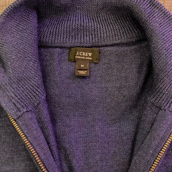 J Crew Merino ZipUp Cardigan Sweater - Picture 2 of 3